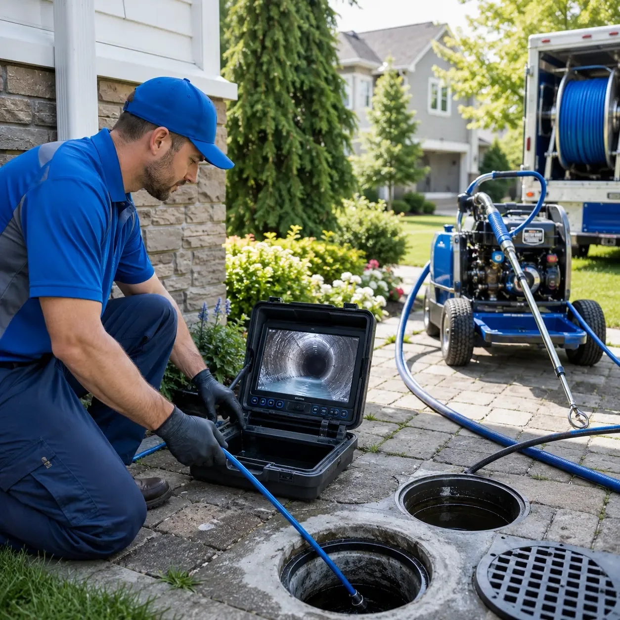 Outdoor drain cleaning professionals serving Heaters, WV