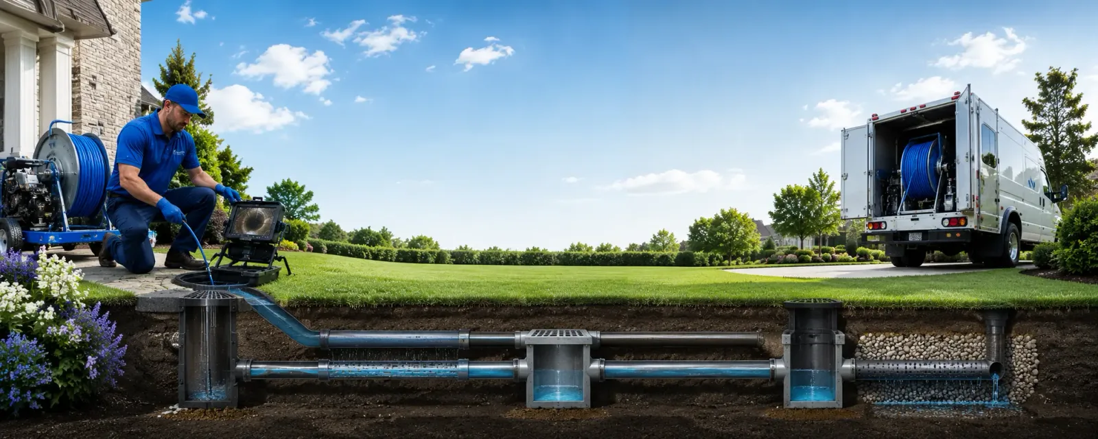 Outdoor drain cleaning information for Heaters, WV