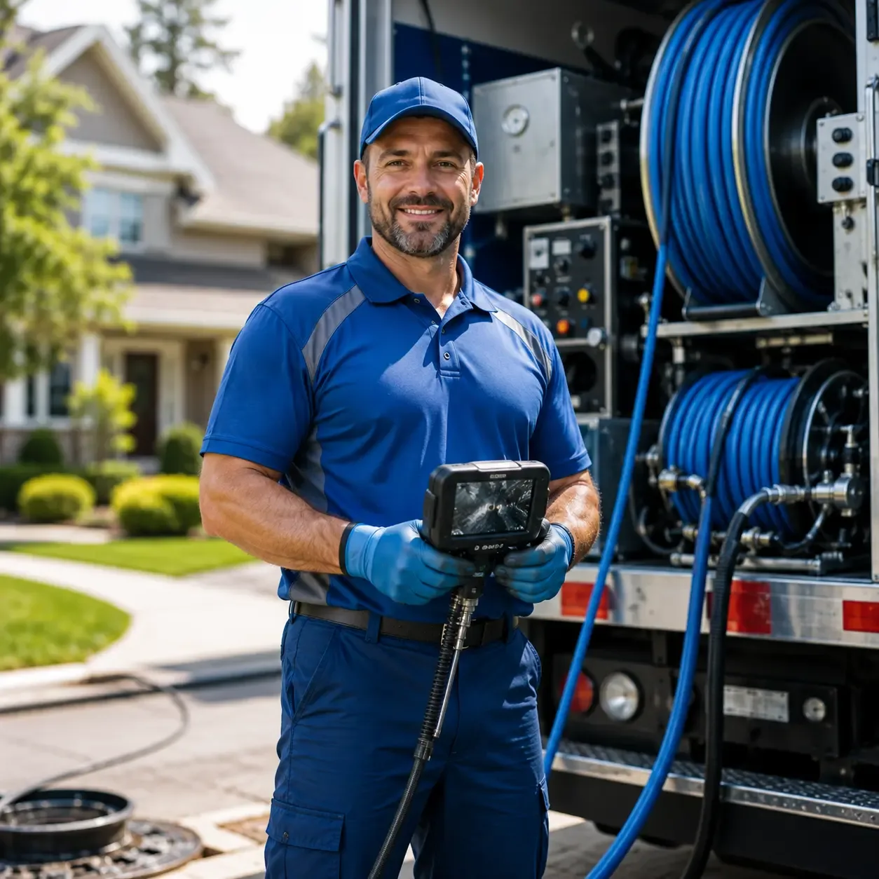 Local outdoor drain cleaning specialists in Heaters, WV